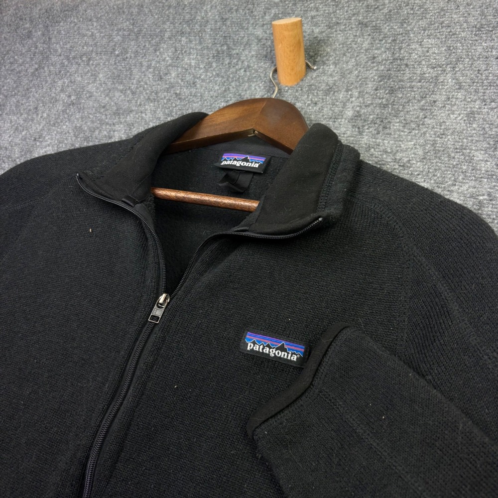 Patagonia Better Sweater Jacket Womens M Black Full Zip Fleece 25543 Outdoor